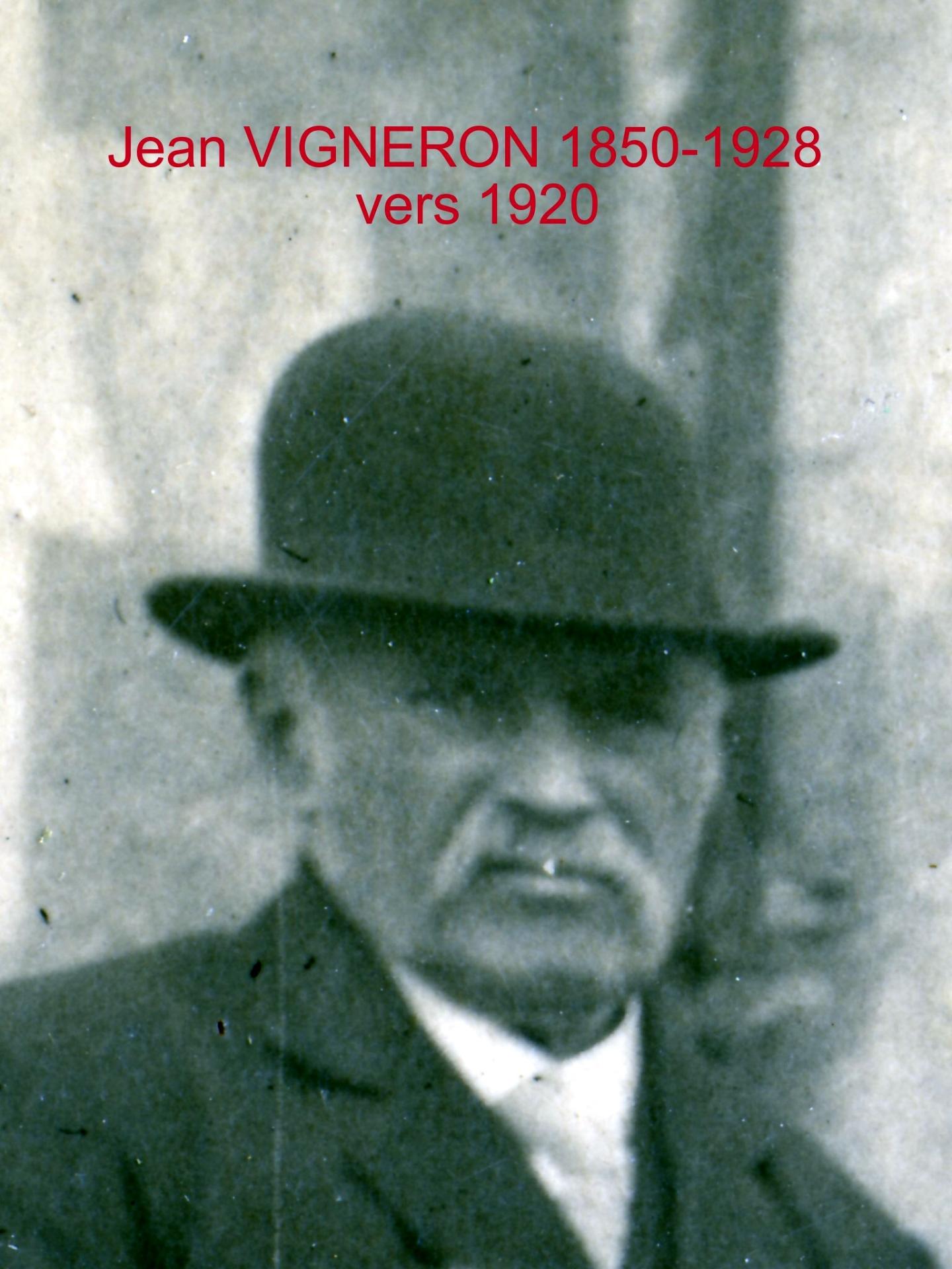 Vigneron jean 1850 1928 vers 1920 en 1922